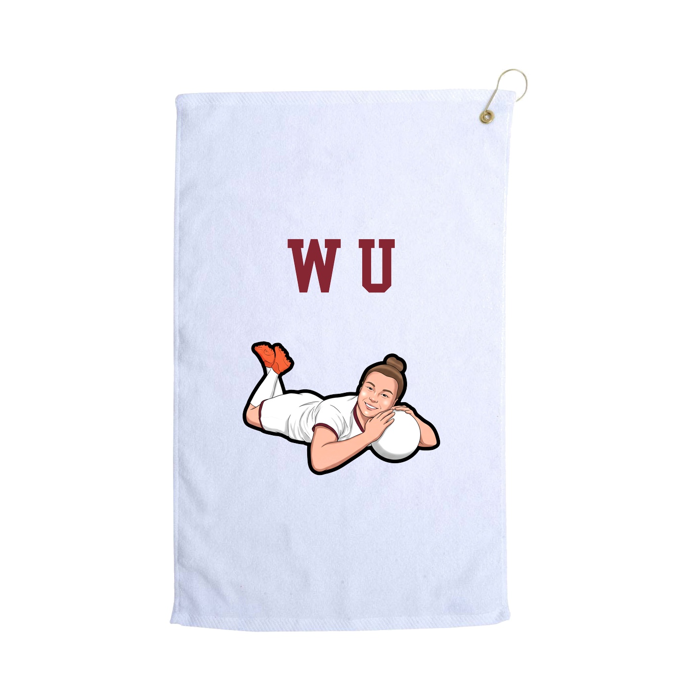 Golf Towel — Shirsey in White