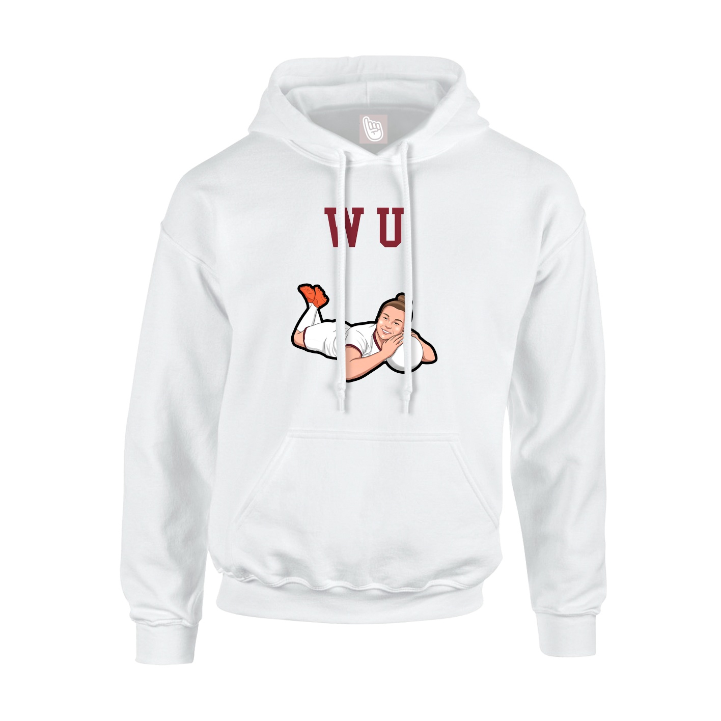 Hoodie — Shirsey in White