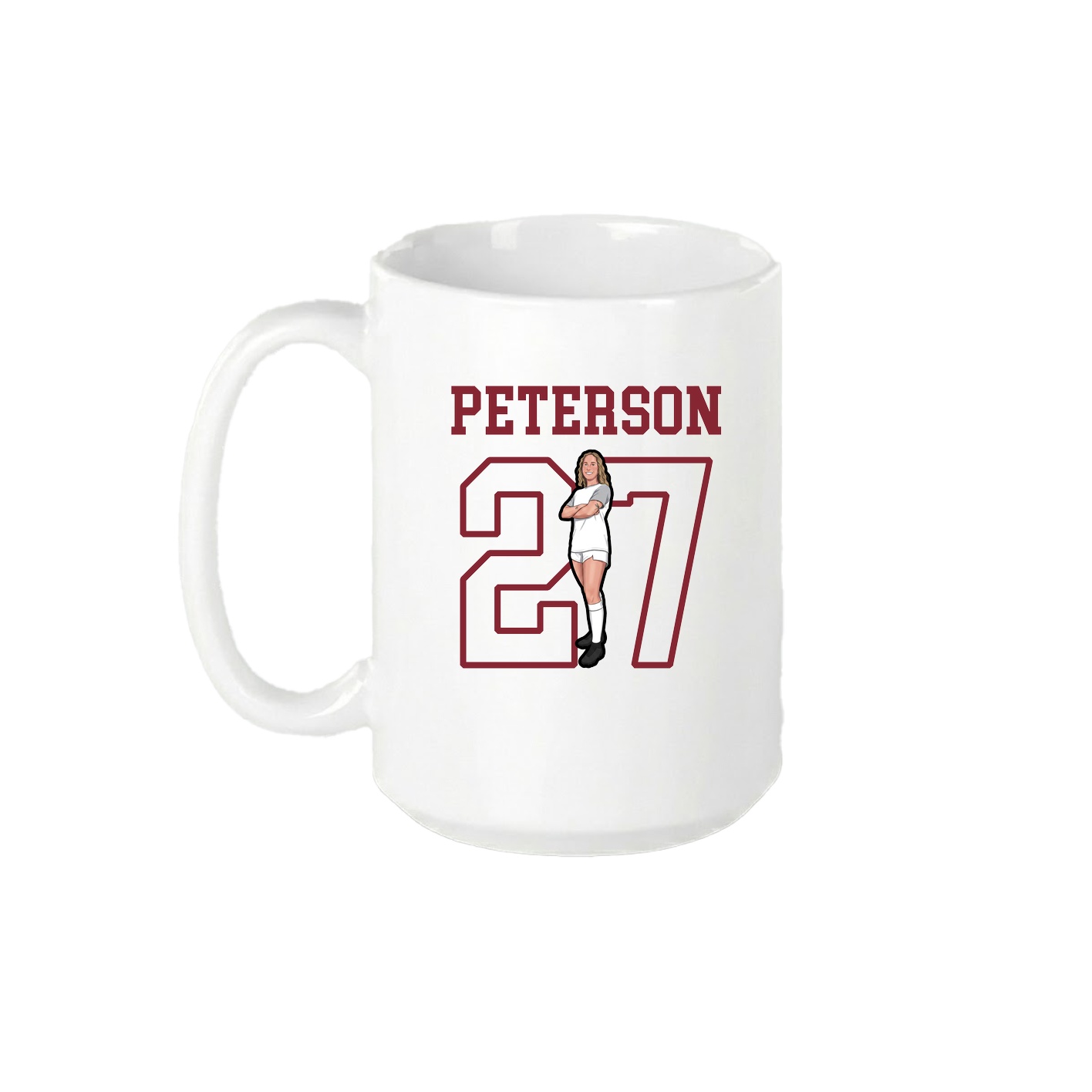 15oz Coffee Mug — Shirsey in White