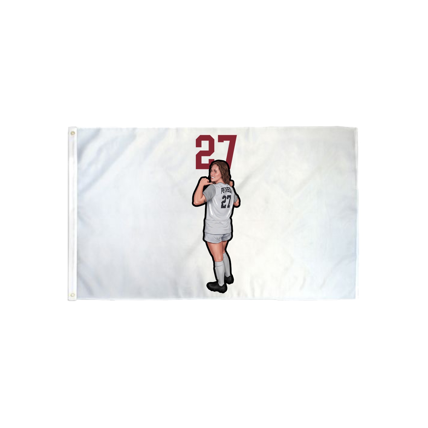 3x5 Flag — Number Top in Classic