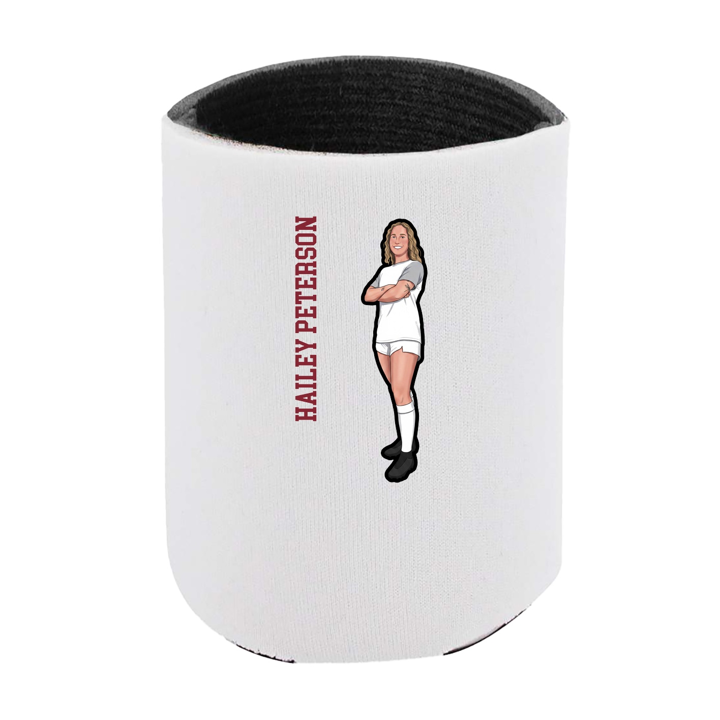 Can Holder — Name Vertical in White