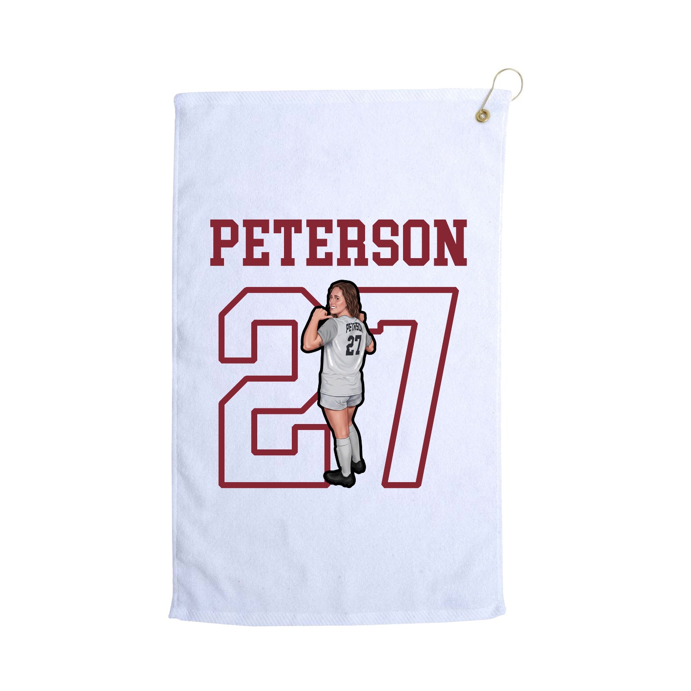 Golf Towel — Shirsey in White