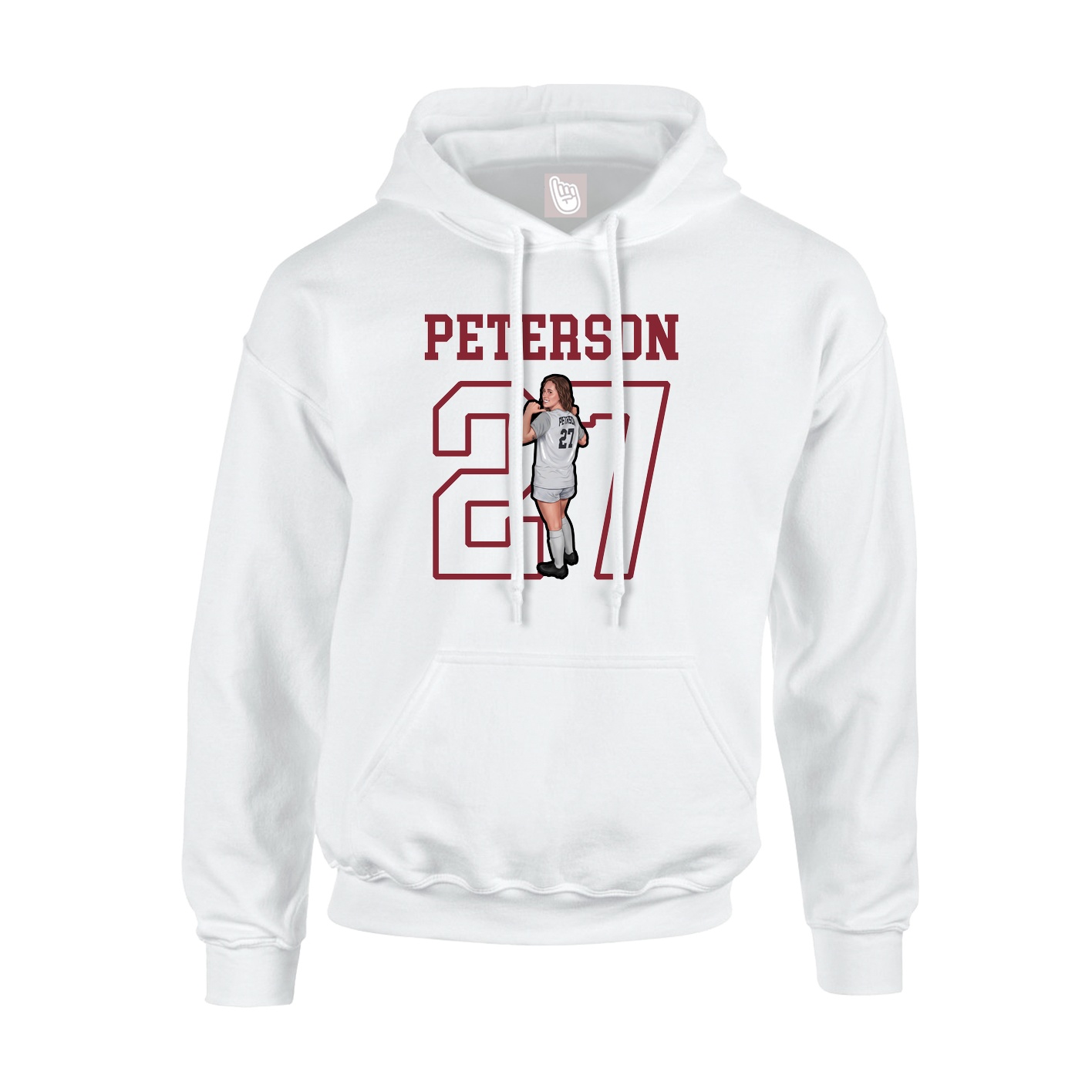 Youth Hoodie — Shirsey in White