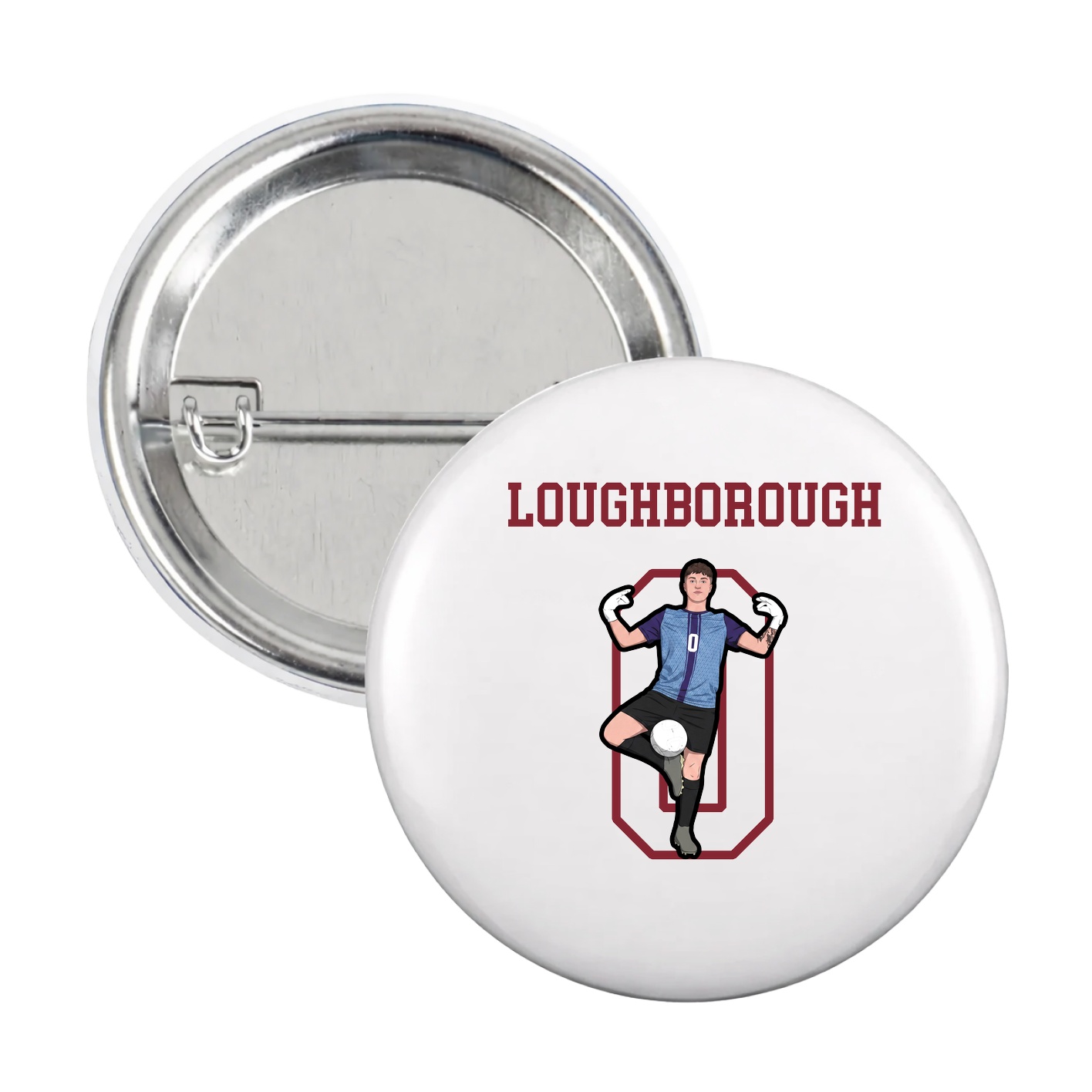 Game Day Button — Shirsey in White