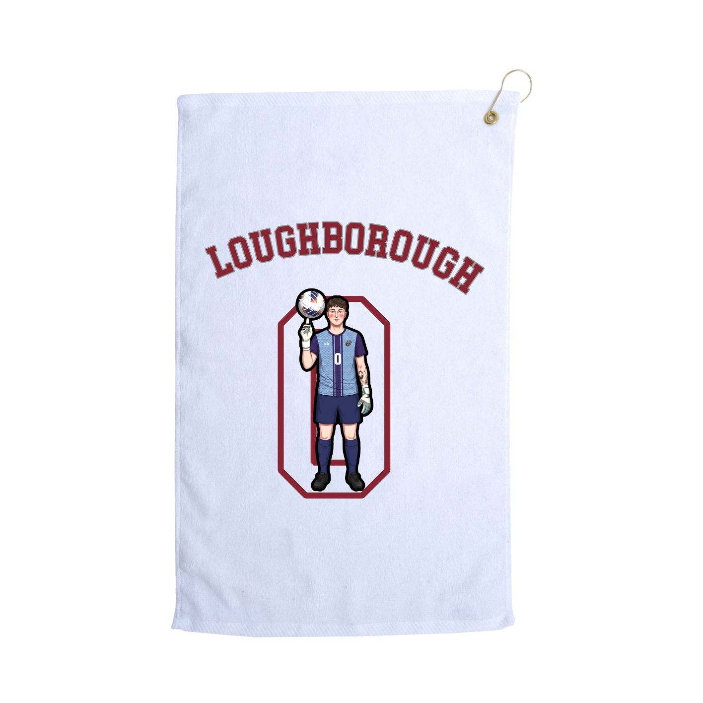 Golf Towel — Shirsey Arch in White