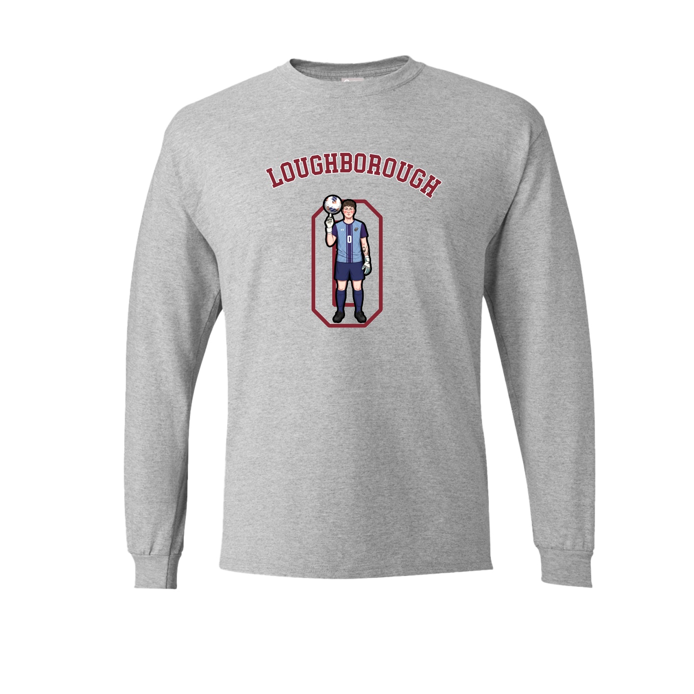 Long Sleeve Tee — Shirsey Arch in Grey