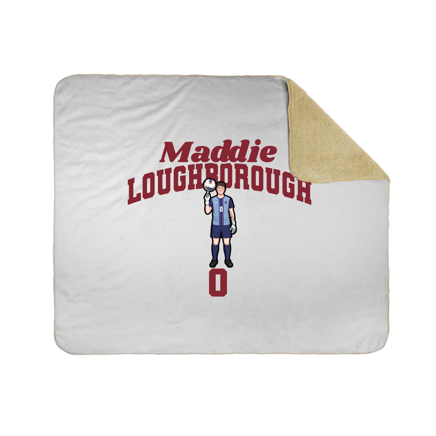 Throw Blanket — Signature Arch in White
