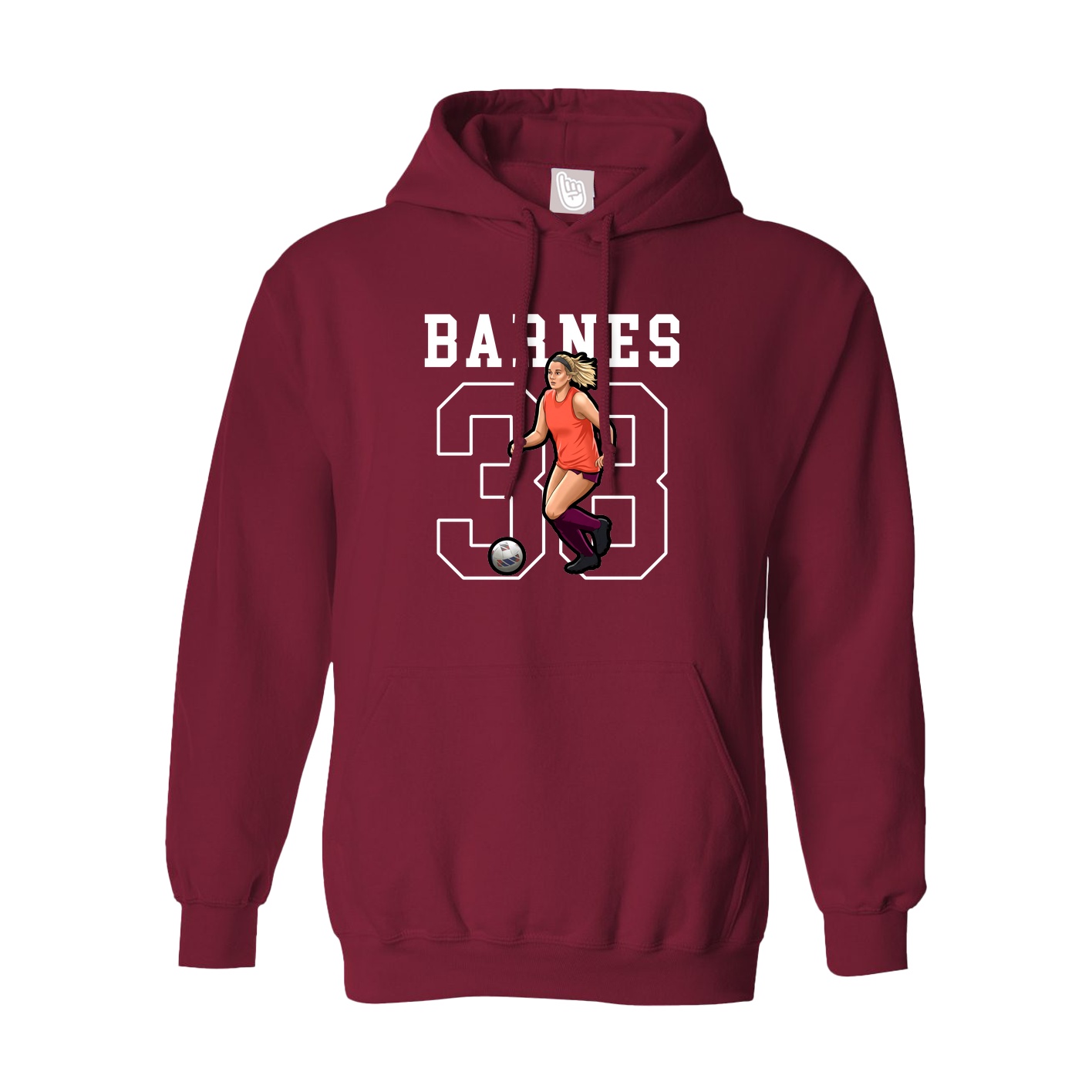 Hoodie — Shirsey in Cardinal