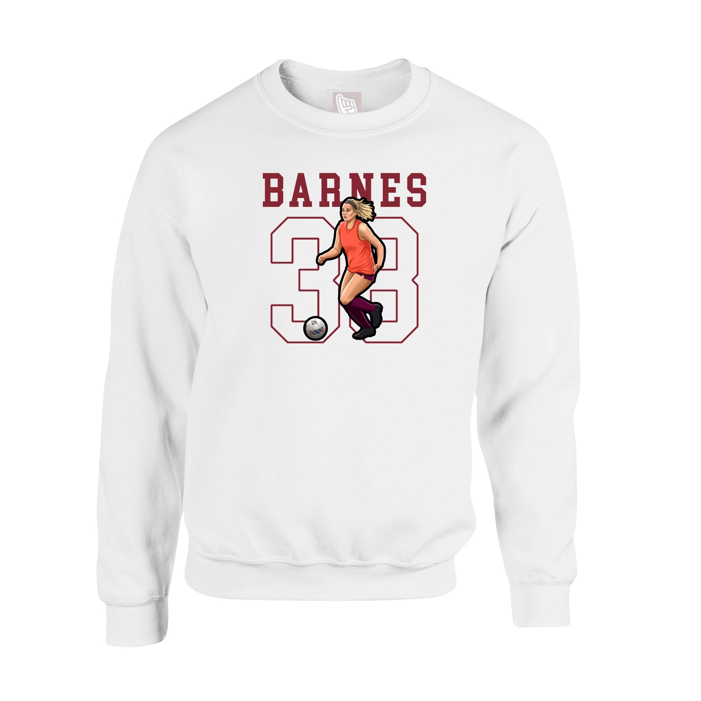 Fleece Crew — Shirsey in White