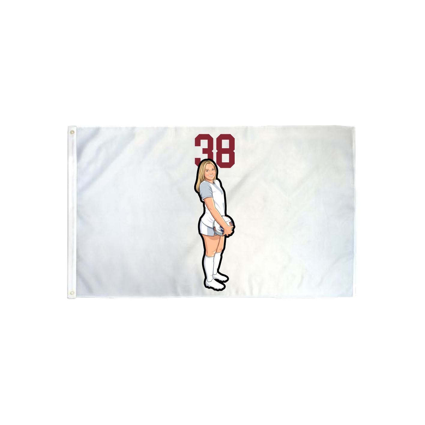 3x5 Flag — Number Top in Classic