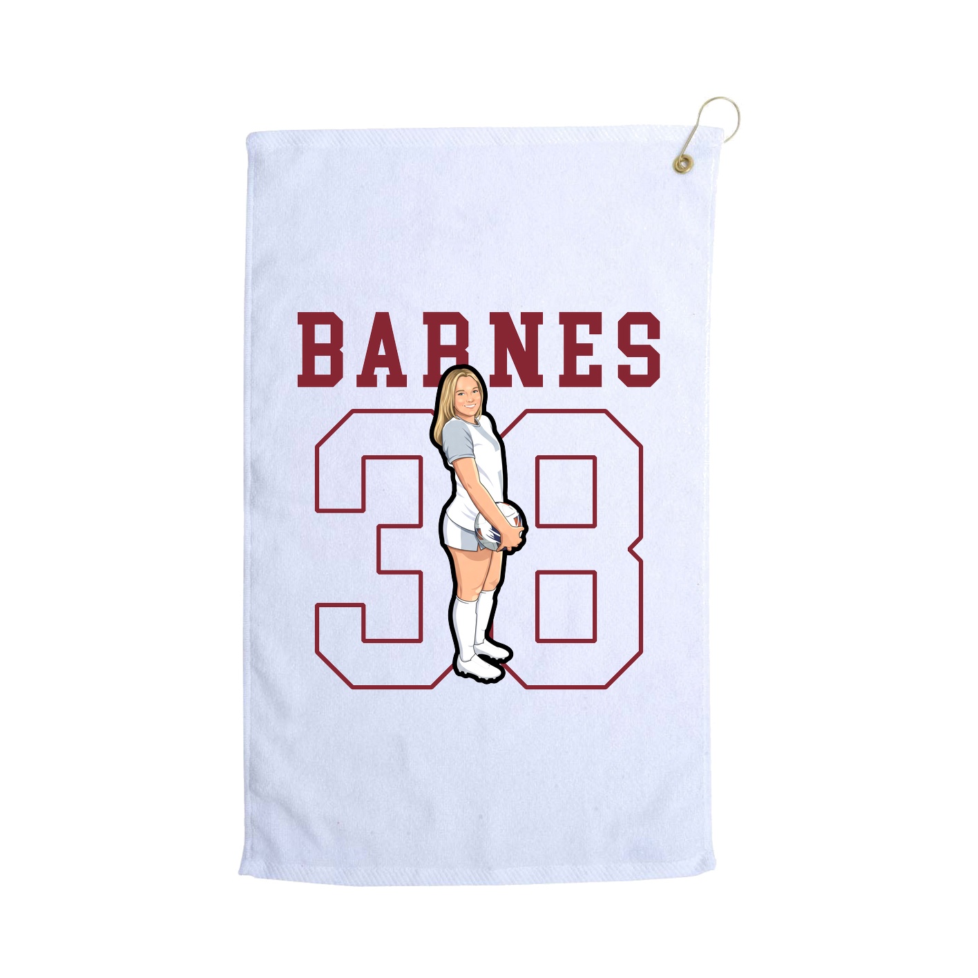 Golf Towel — Shirsey in White