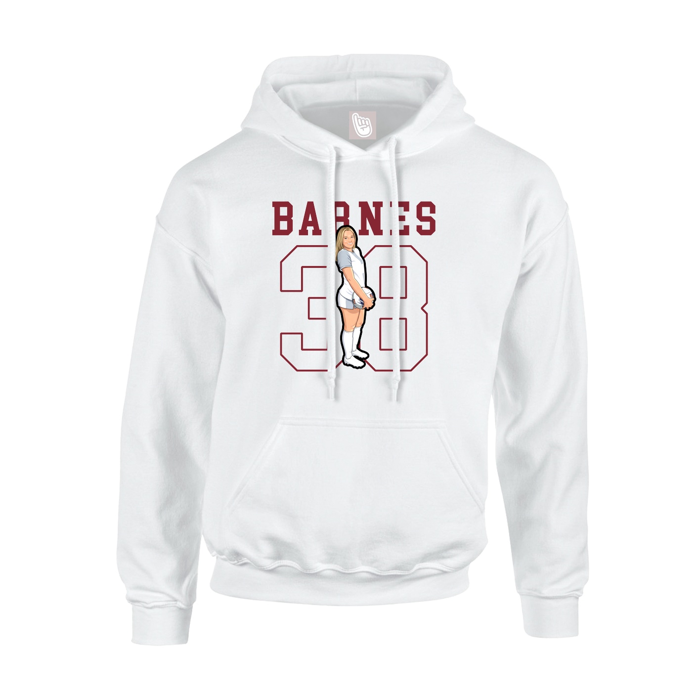 Youth Hoodie — Shirsey in White