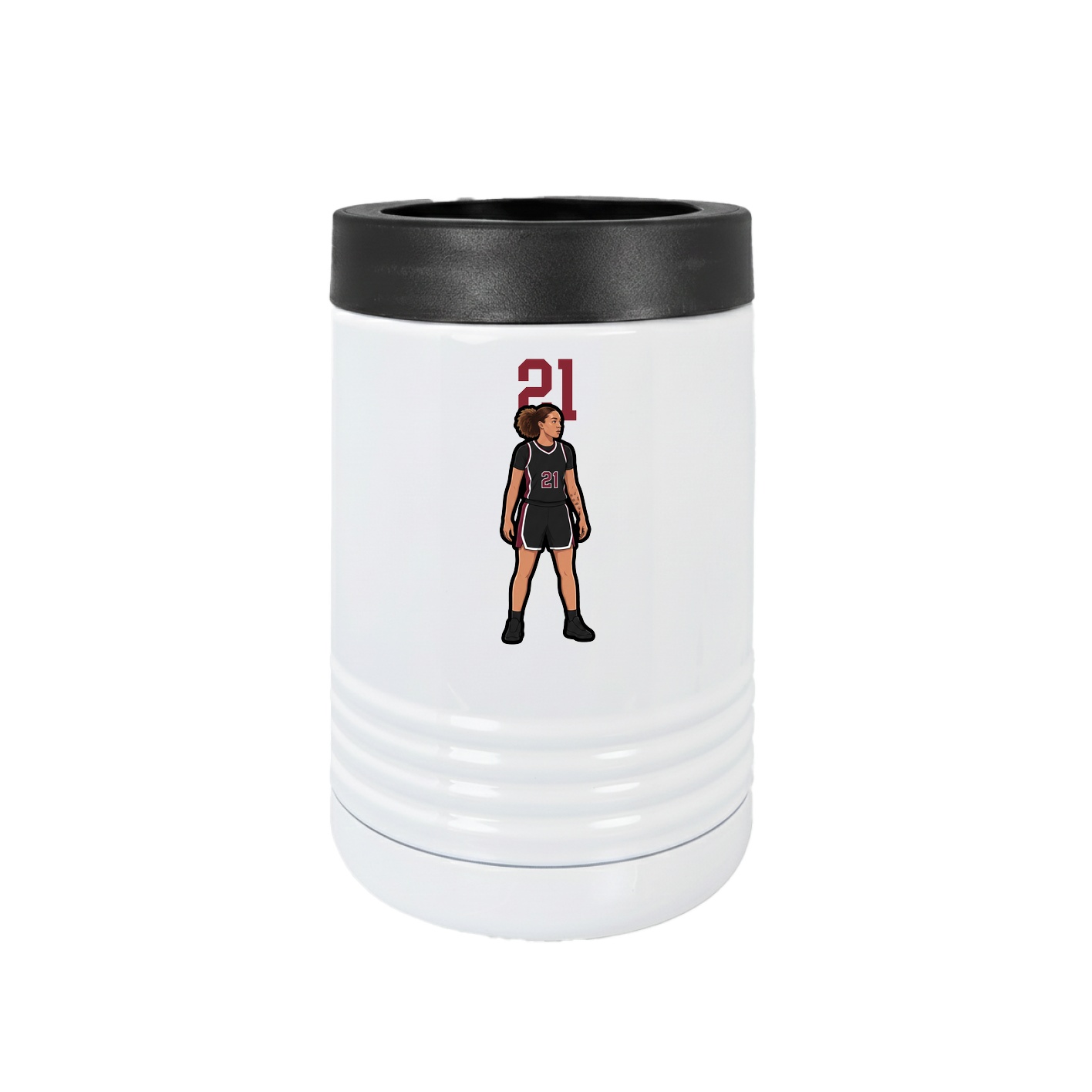 Beverage Holder — Number Top in White