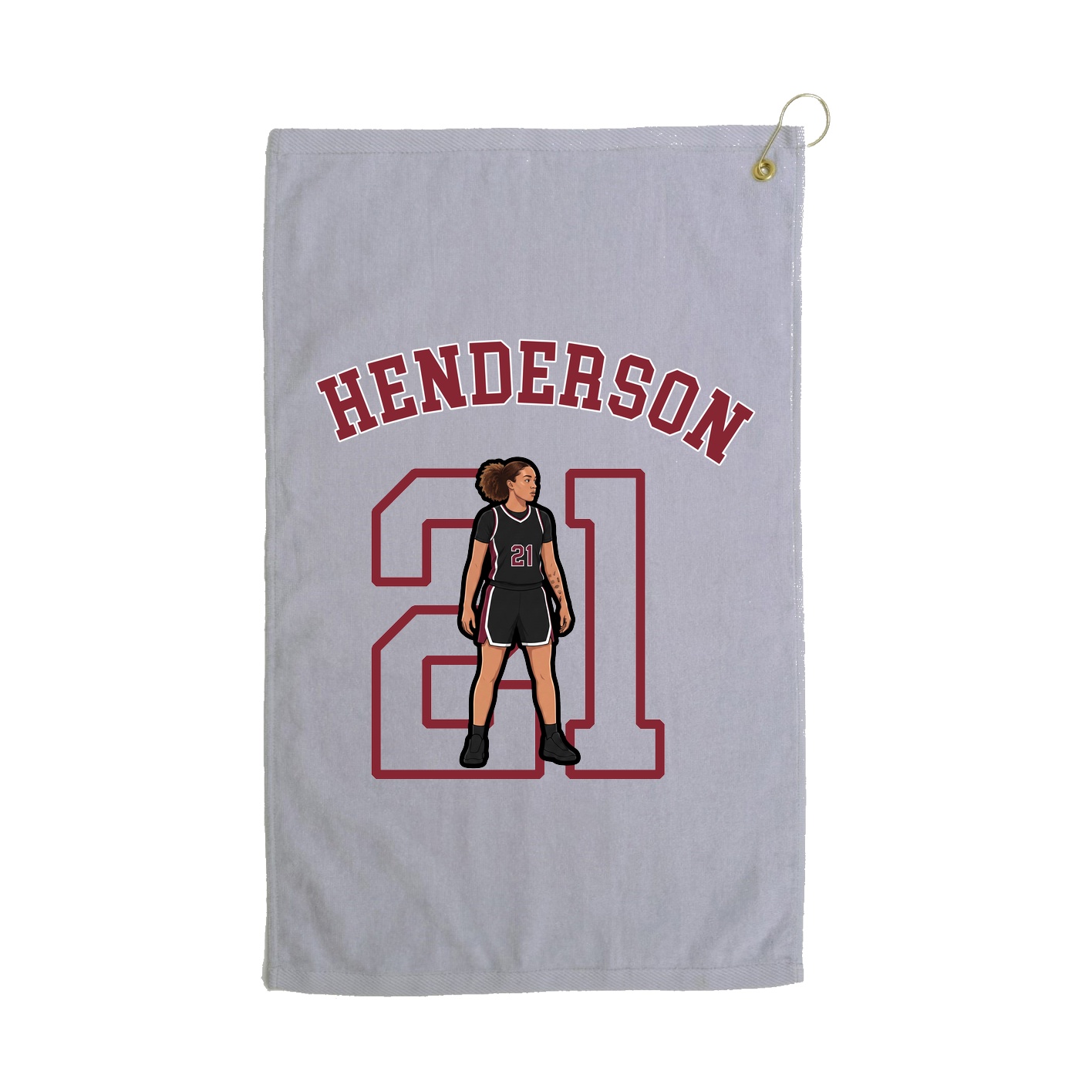 Golf Towel — Shirsey Arch in Grey