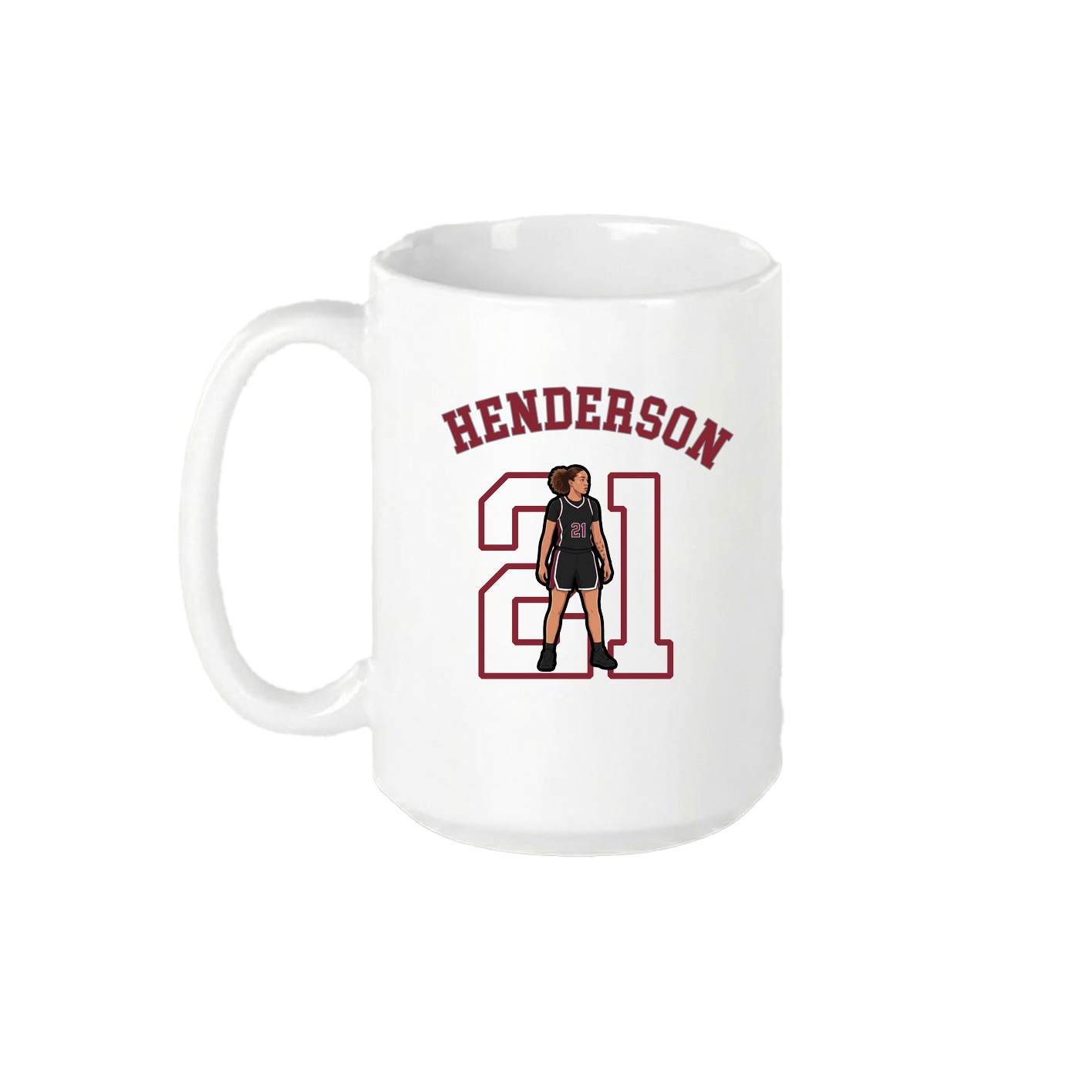 15oz Coffee Mug — Shirsey Arch in White
