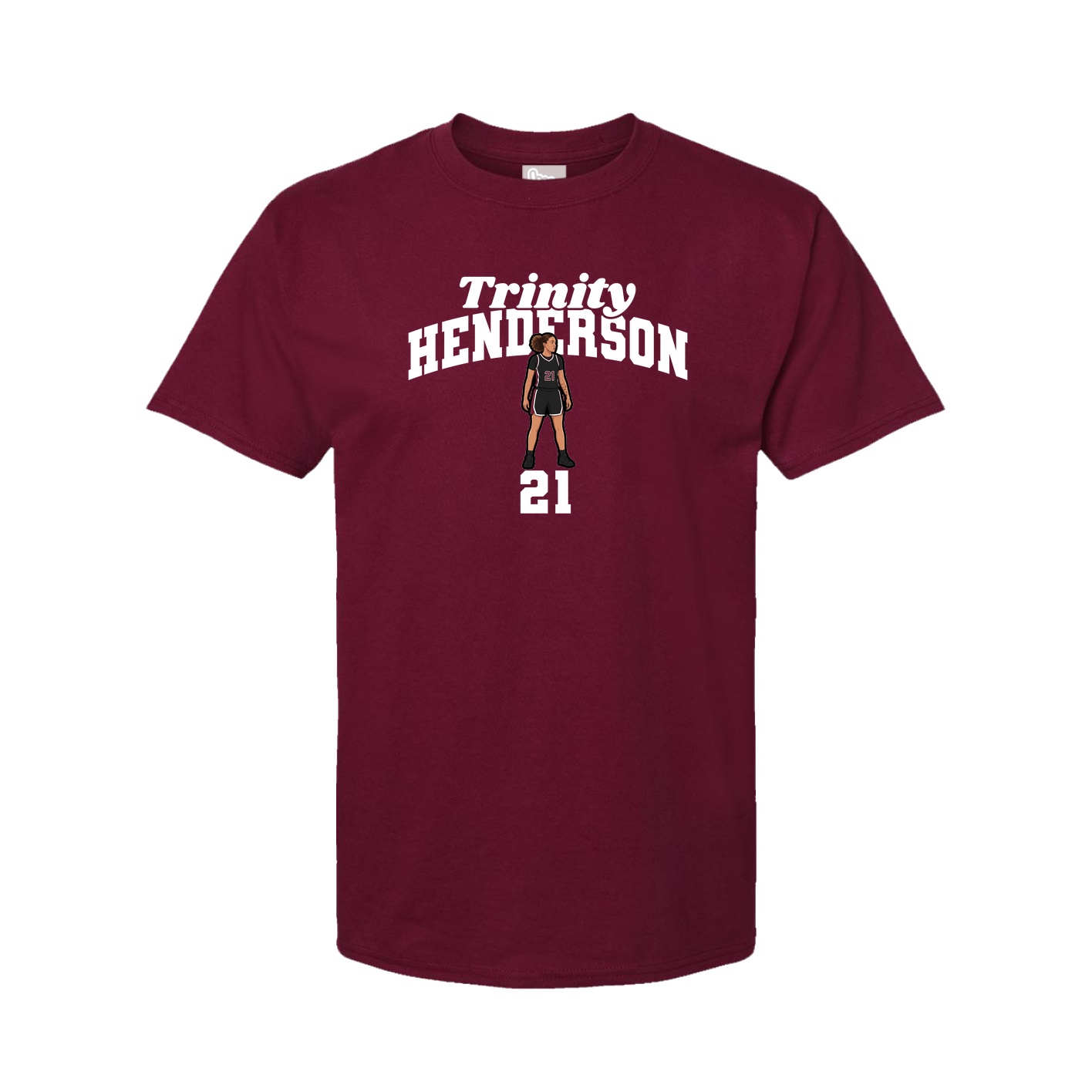 Youth Tee — Signature Arch in Cardinal