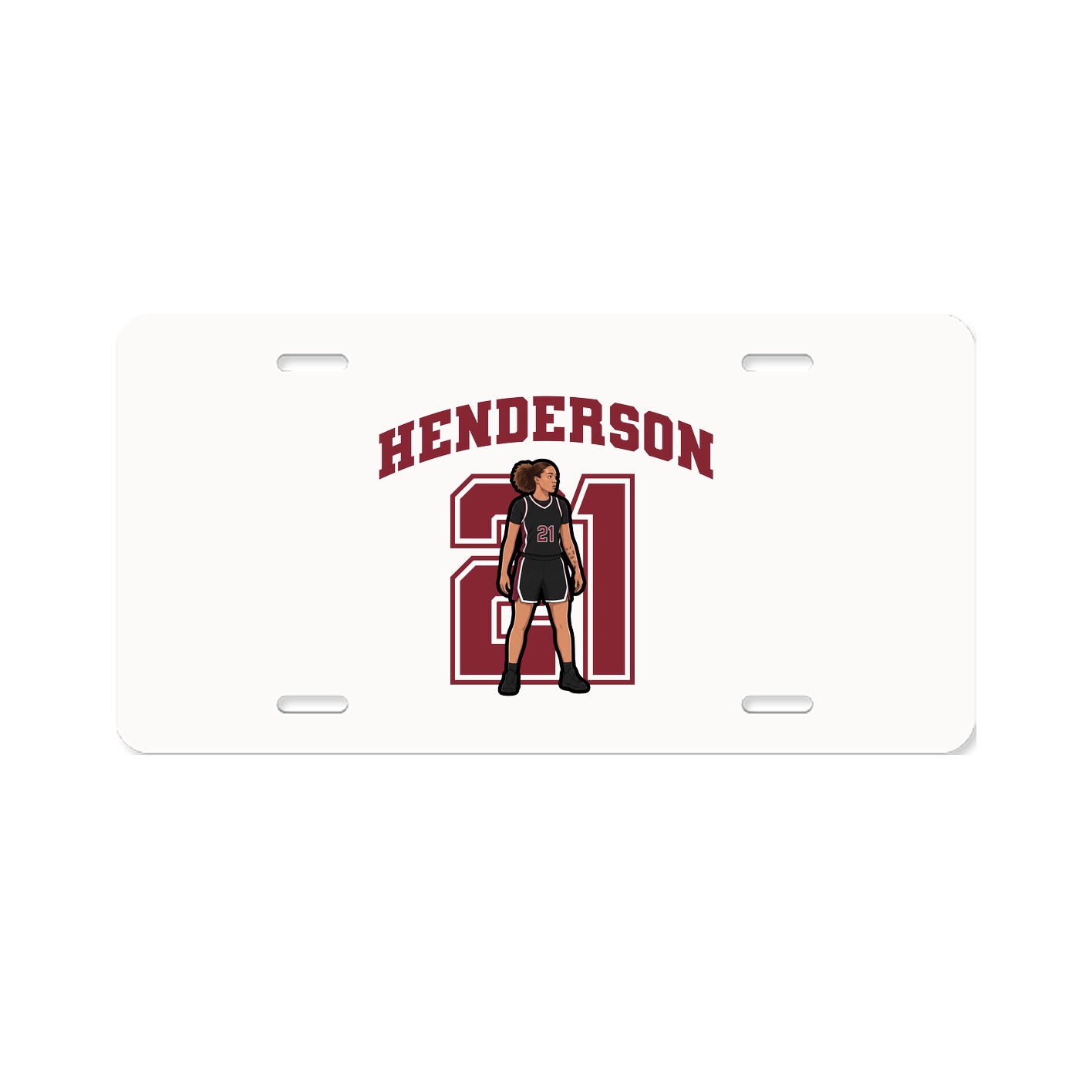 License Plate — Number in Classic