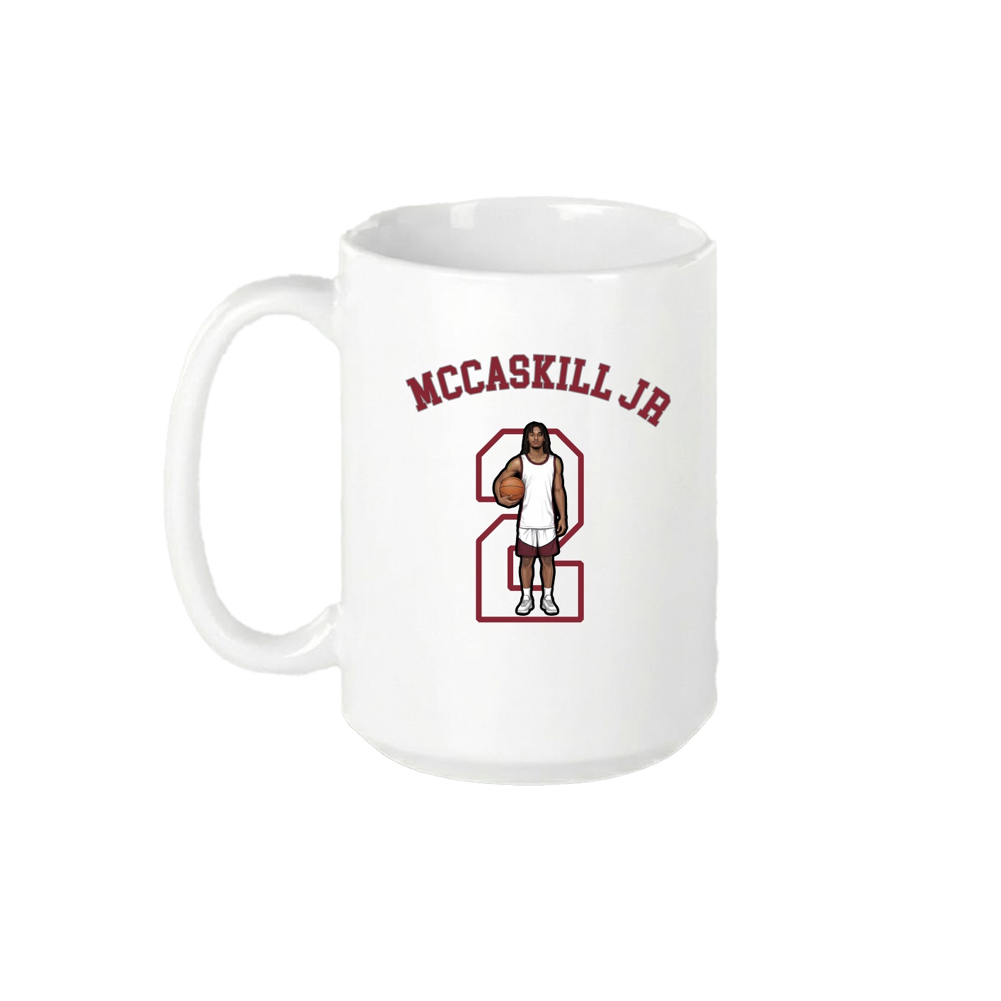 15oz Coffee Mug — Shirsey Arch in White