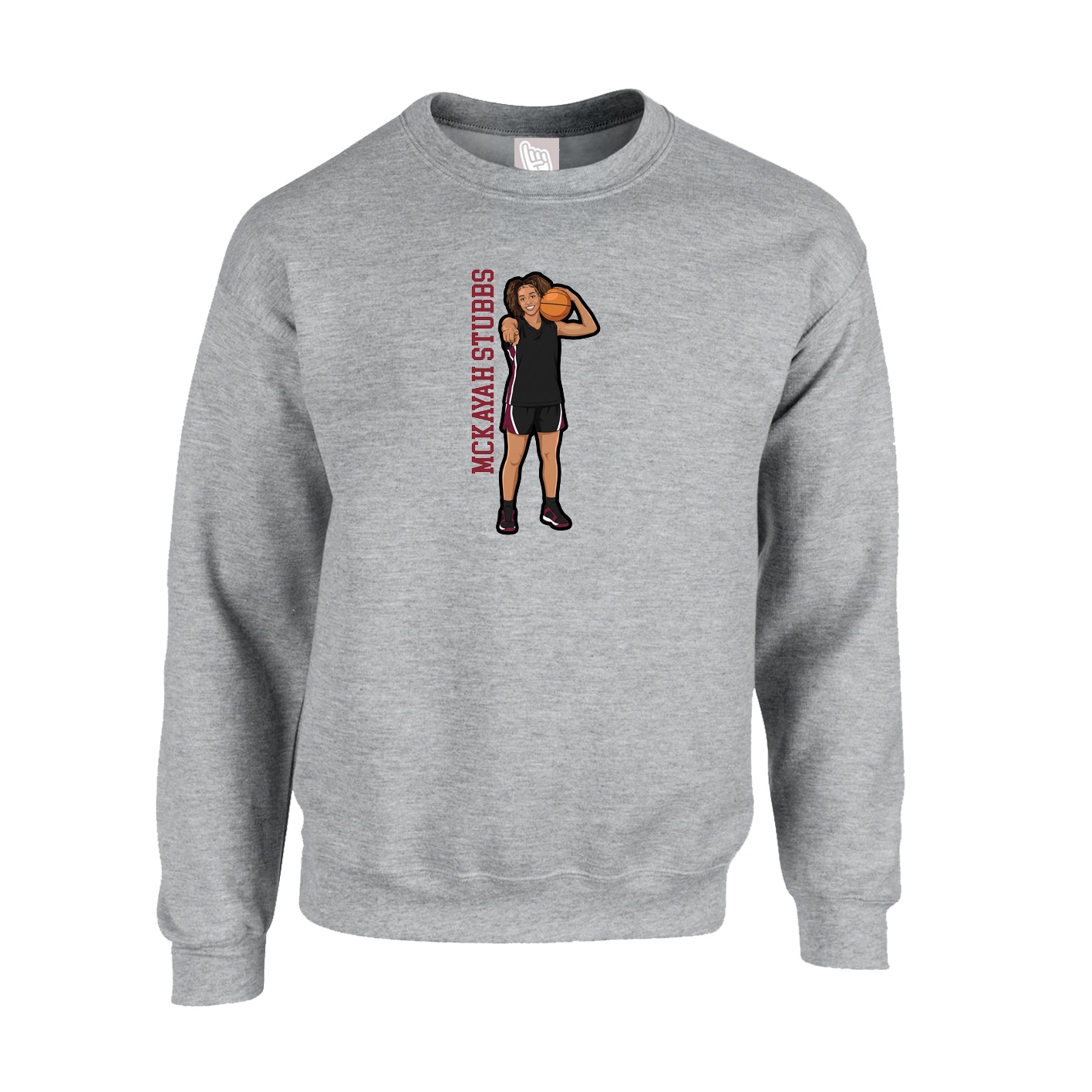 Fleece Crew — Classic in Grey
