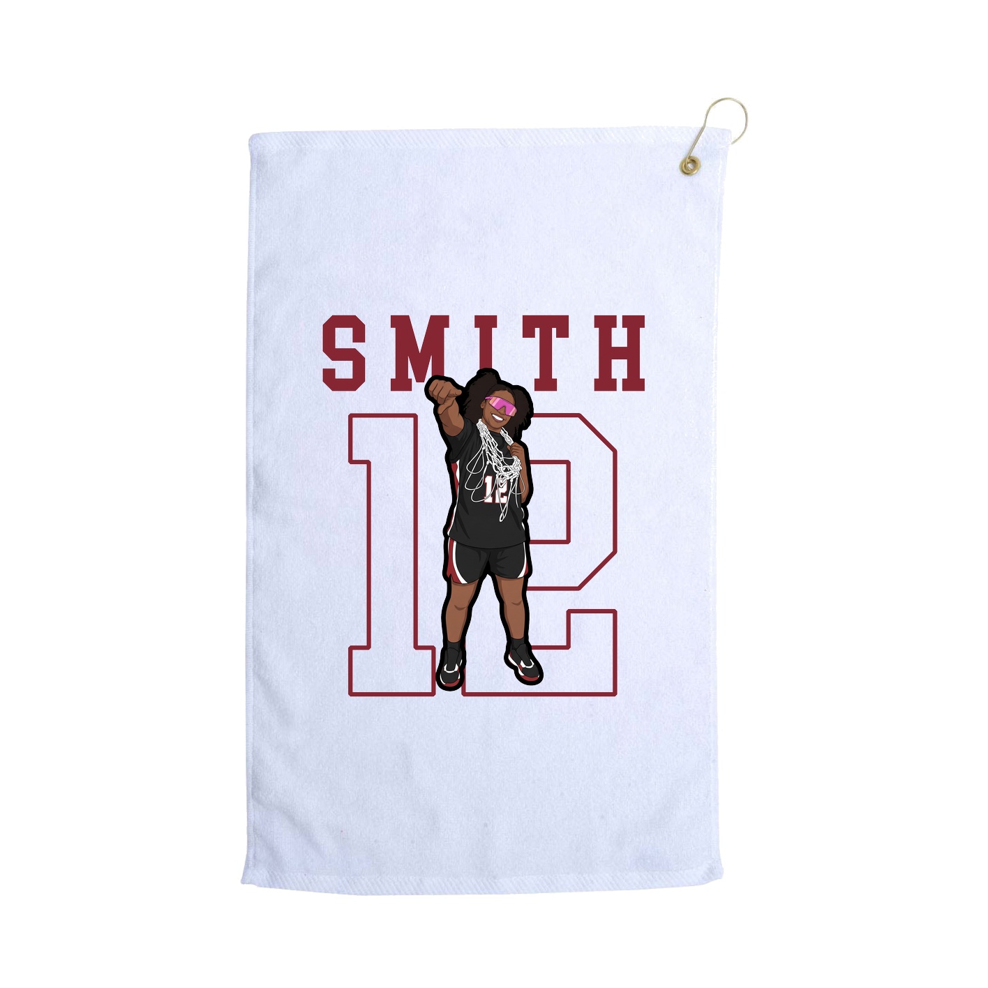 Golf Towel — Shirsey in White