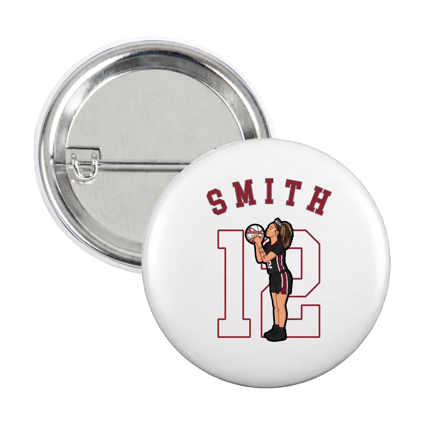Game Day Button — Shirsey Arch in White