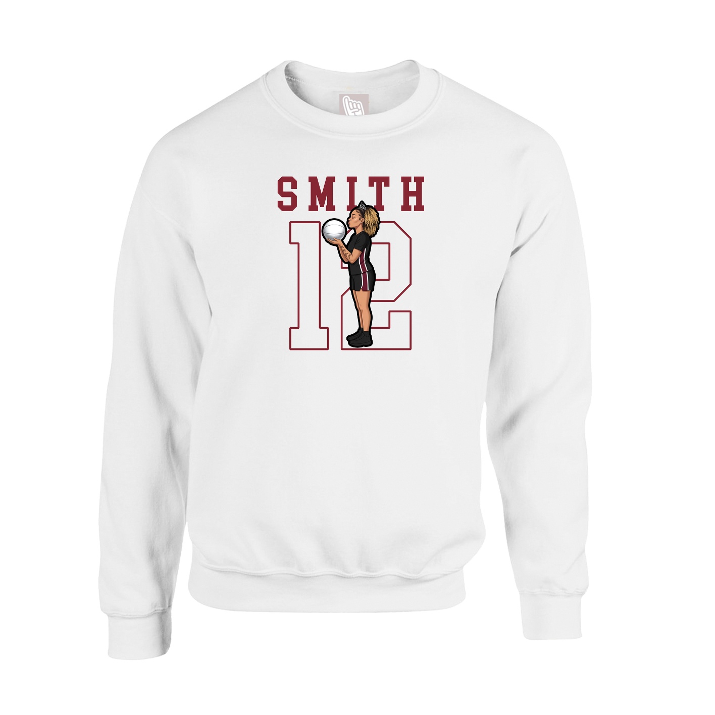 Fleece Crew — Shirsey in White