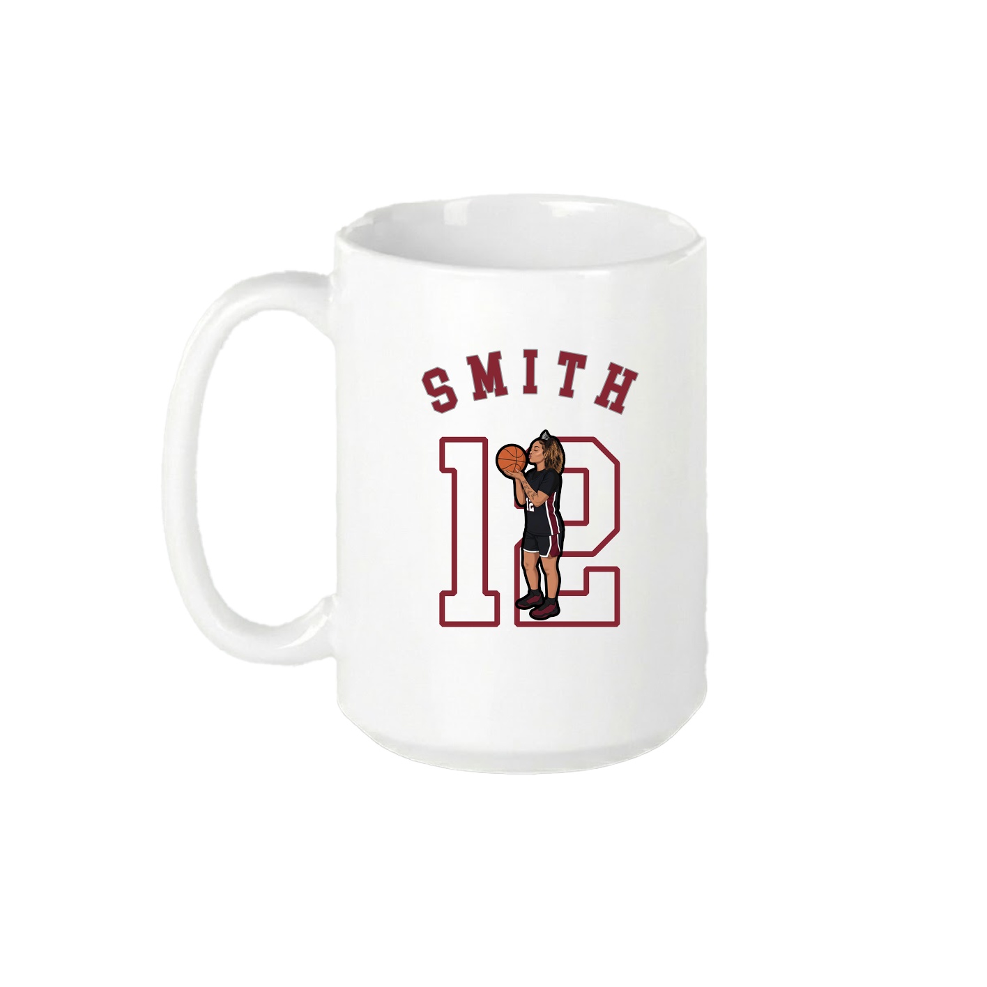 15oz Coffee Mug — Shirsey Arch in White