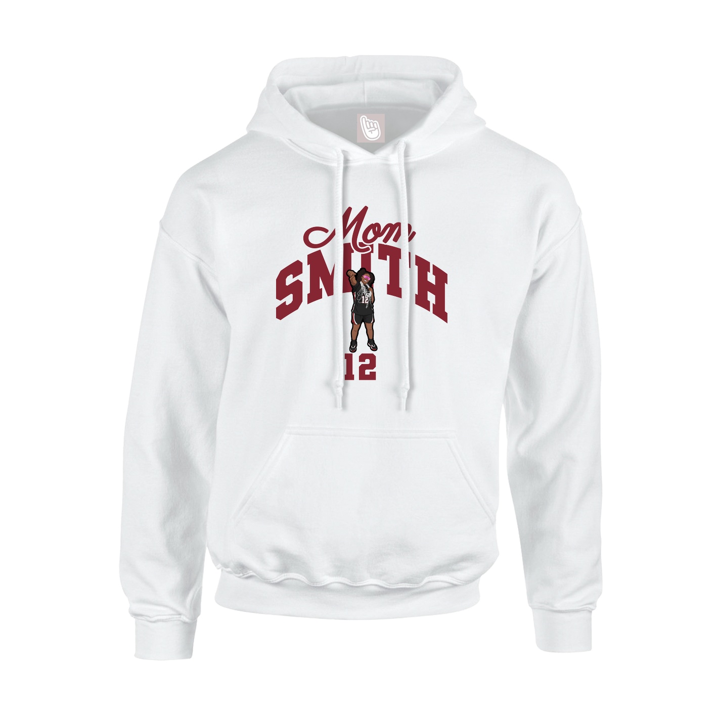 Hoodie — Mothers Day Arch in White