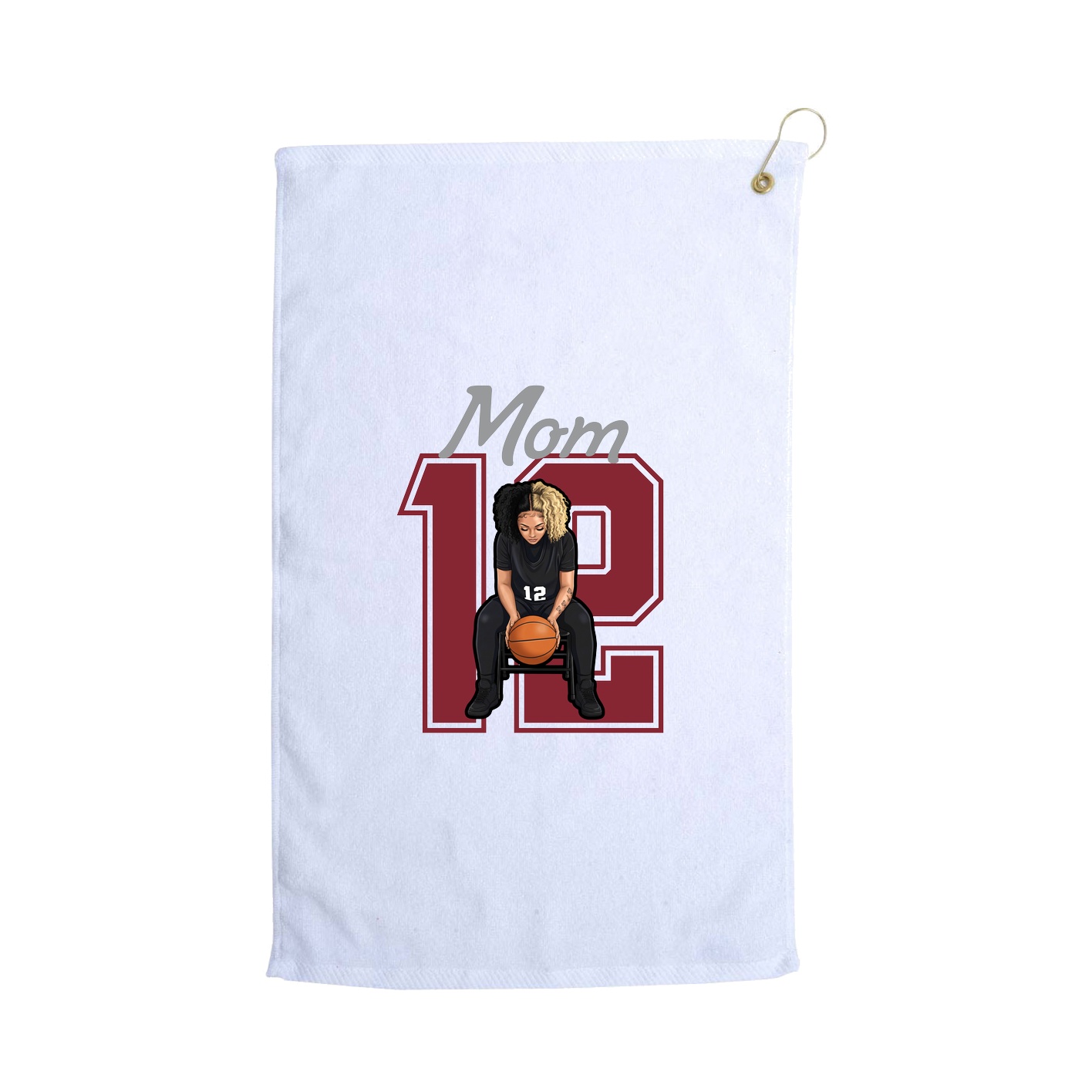 Golf Towel — Mothers Day Shirsey in White