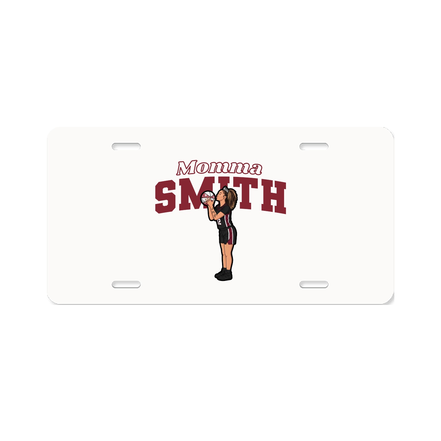 License Plate — Mothers Day Block in Classic