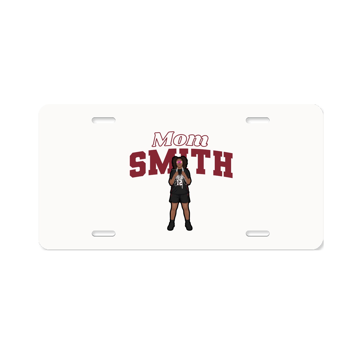 License Plate — Mothers Day Block in Classic