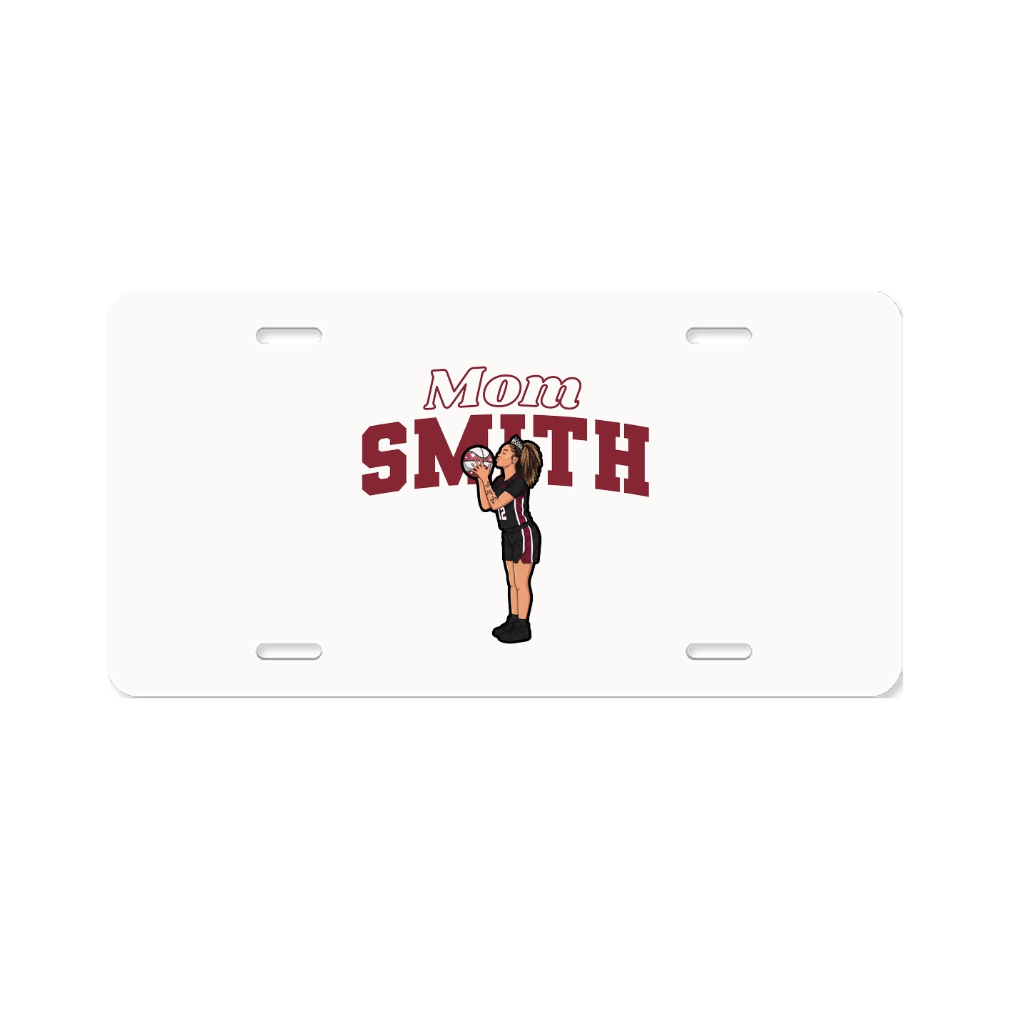 License Plate — Mothers Day Block in Classic