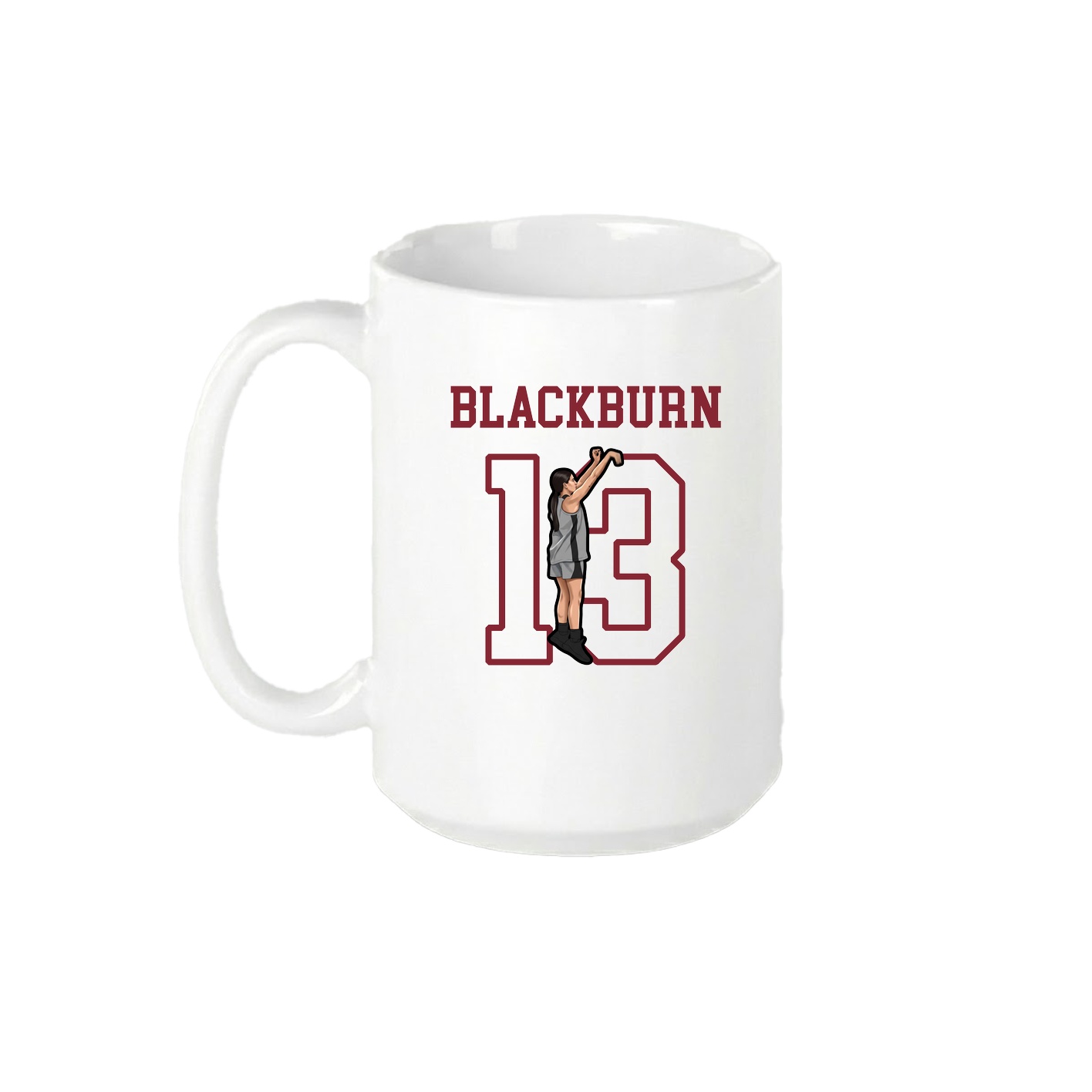 15oz Coffee Mug — Shirsey in White