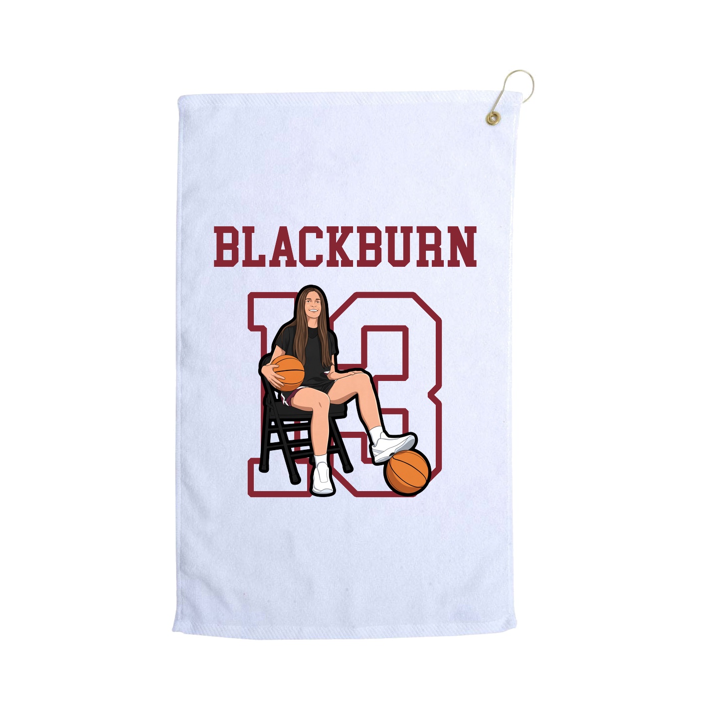 Golf Towel — Shirsey in White