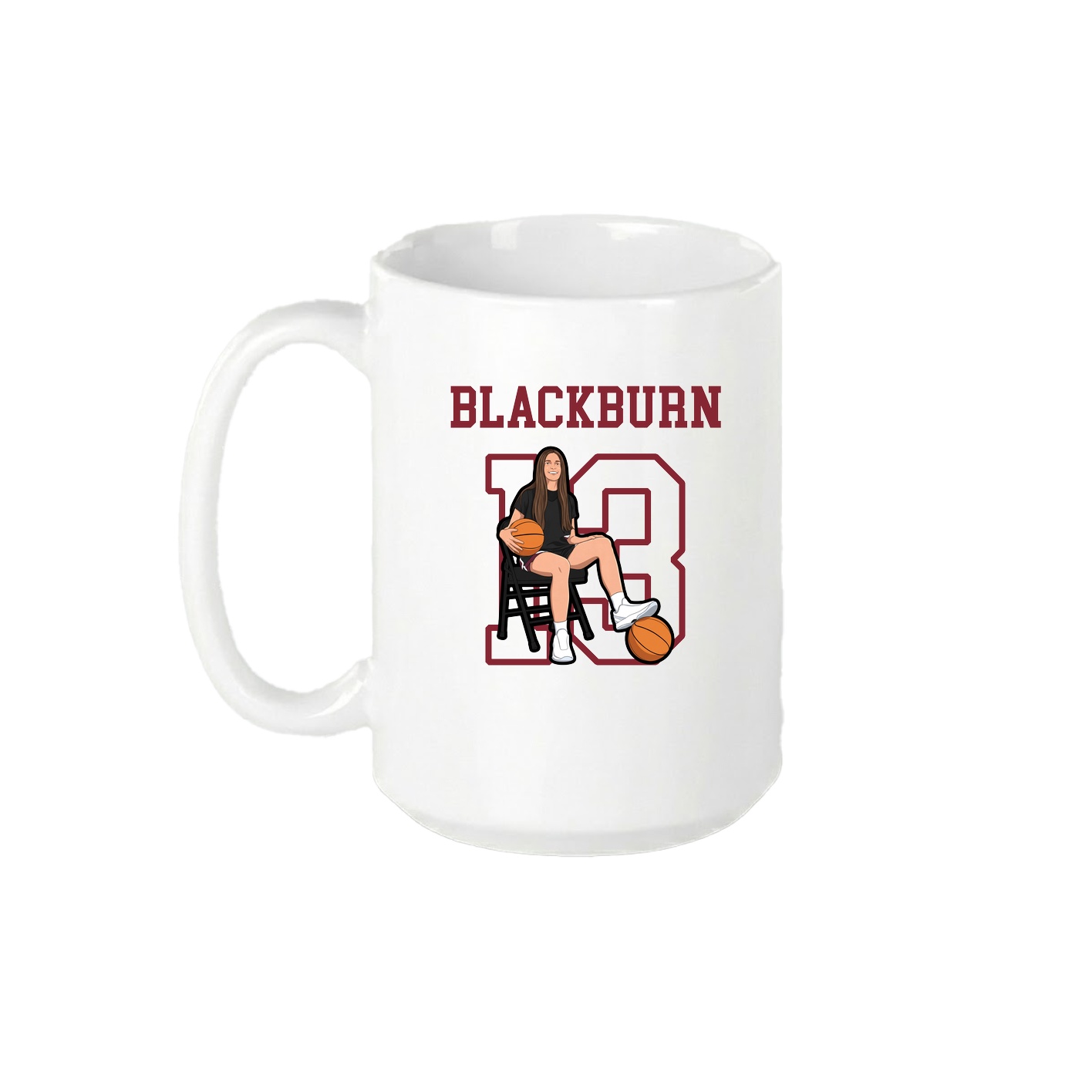 15oz Coffee Mug — Shirsey in White