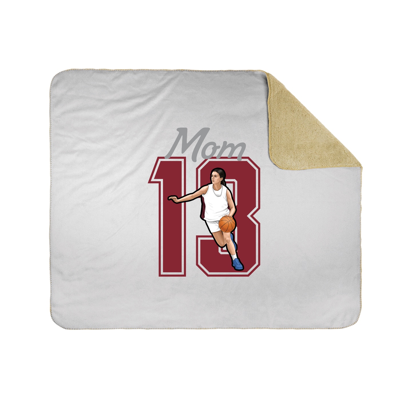 Throw Blanket — Mothers Day Shirsey in White