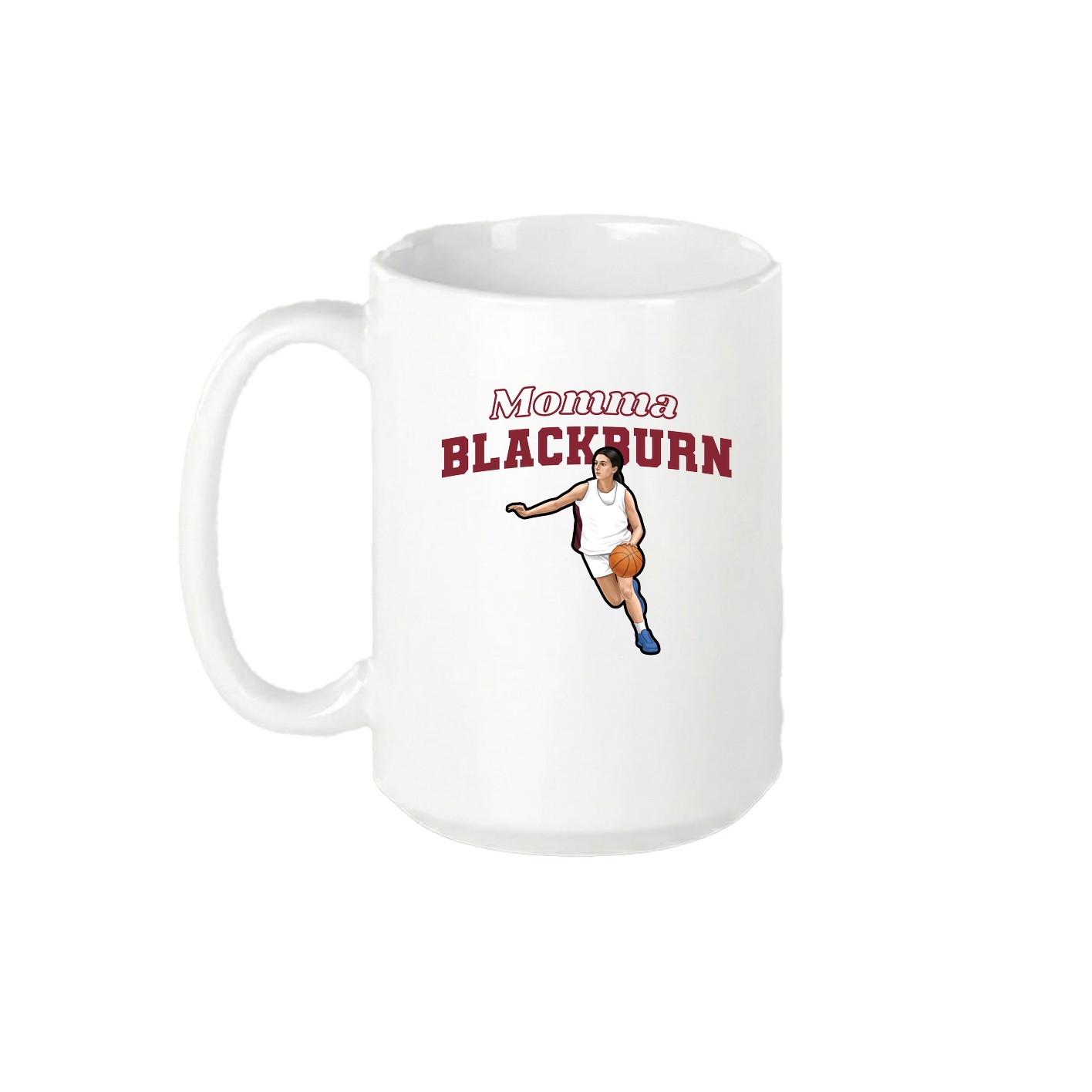 15oz Coffee Mug — Mothers Day Block in White