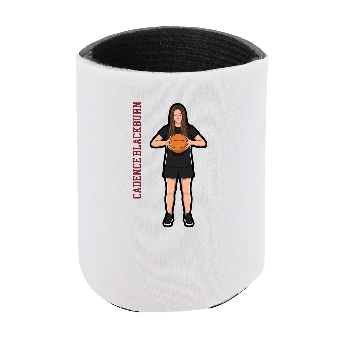 Can Holder — Name Vertical in White