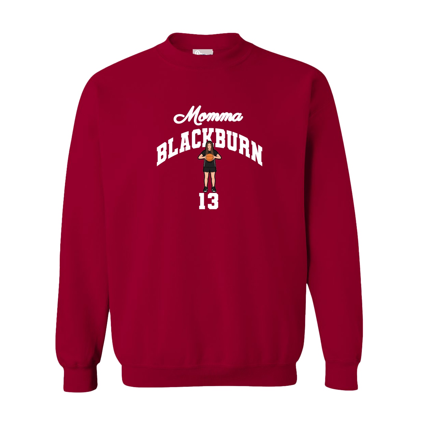Fleece Crew — Mothers Day Arch in Cardinal