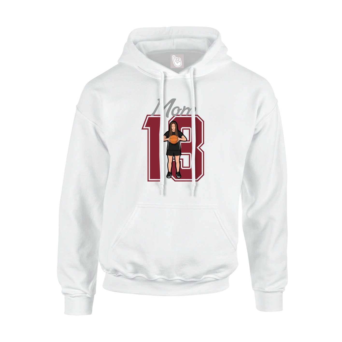 Youth Hoodie — Mothers Day Shirsey in White