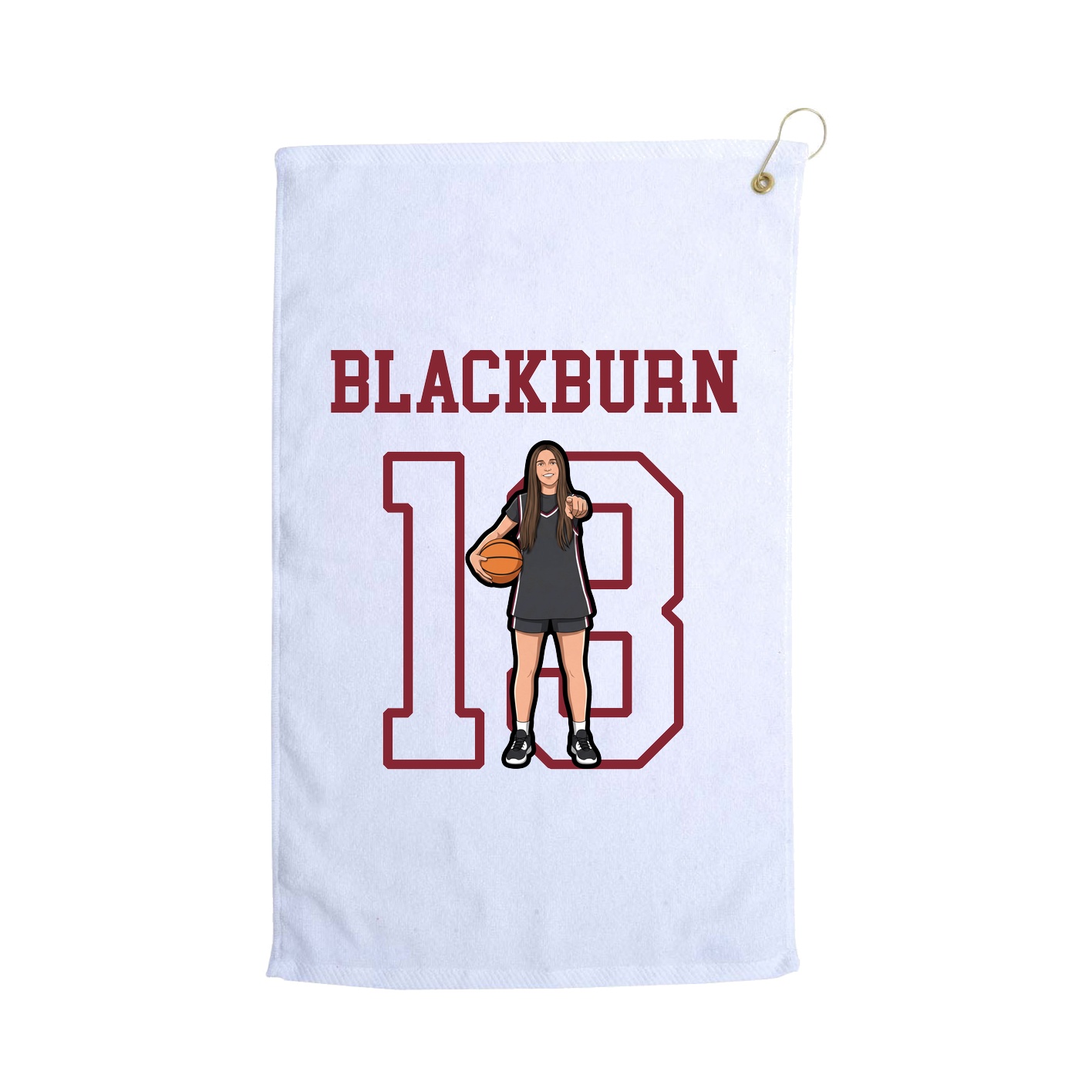 Golf Towel — Shirsey in White