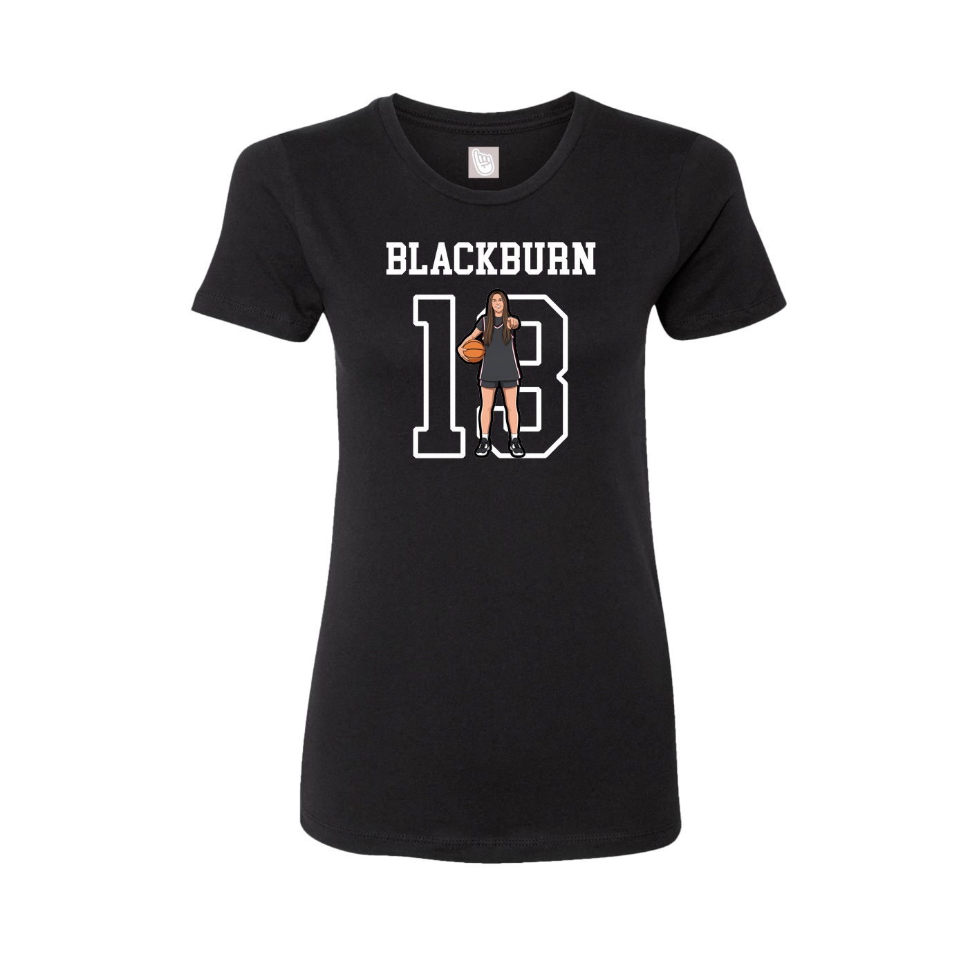 Fitted Women's Tee — Shirsey in Black