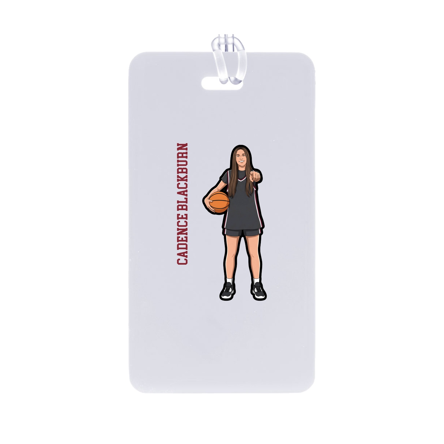 Bag Tag — Name Vertical in Classic