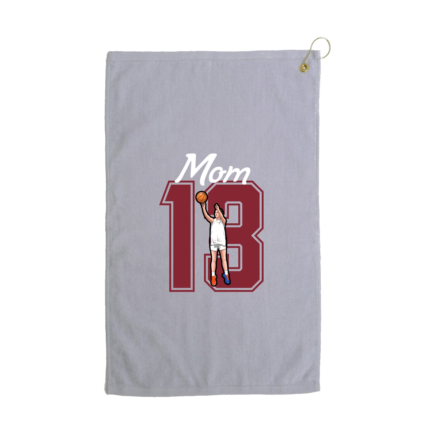 Golf Towel — Mothers Day Shirsey in Grey