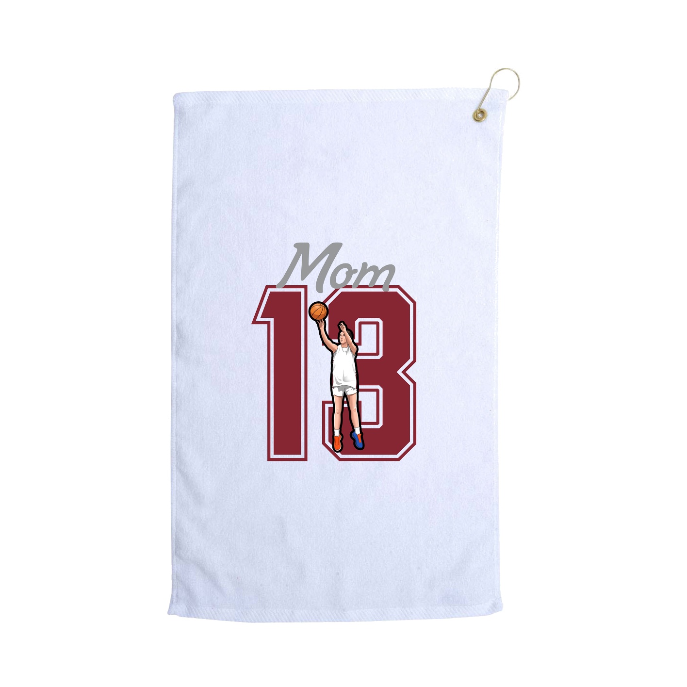 Golf Towel — Mothers Day Shirsey in White