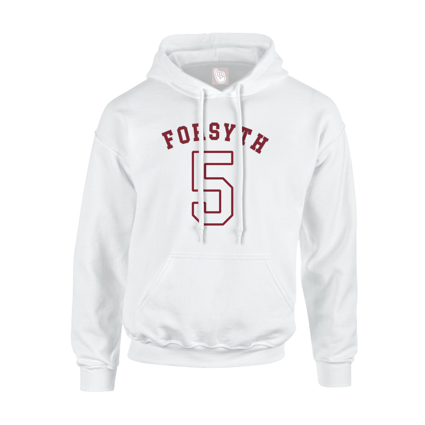 Hoodie — Shirsey Arch in White