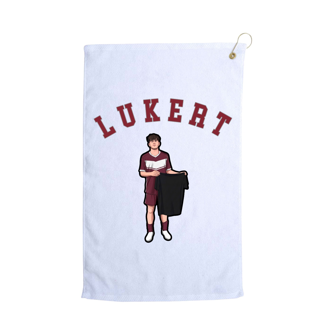 Golf Towel — Shirsey Arch in White