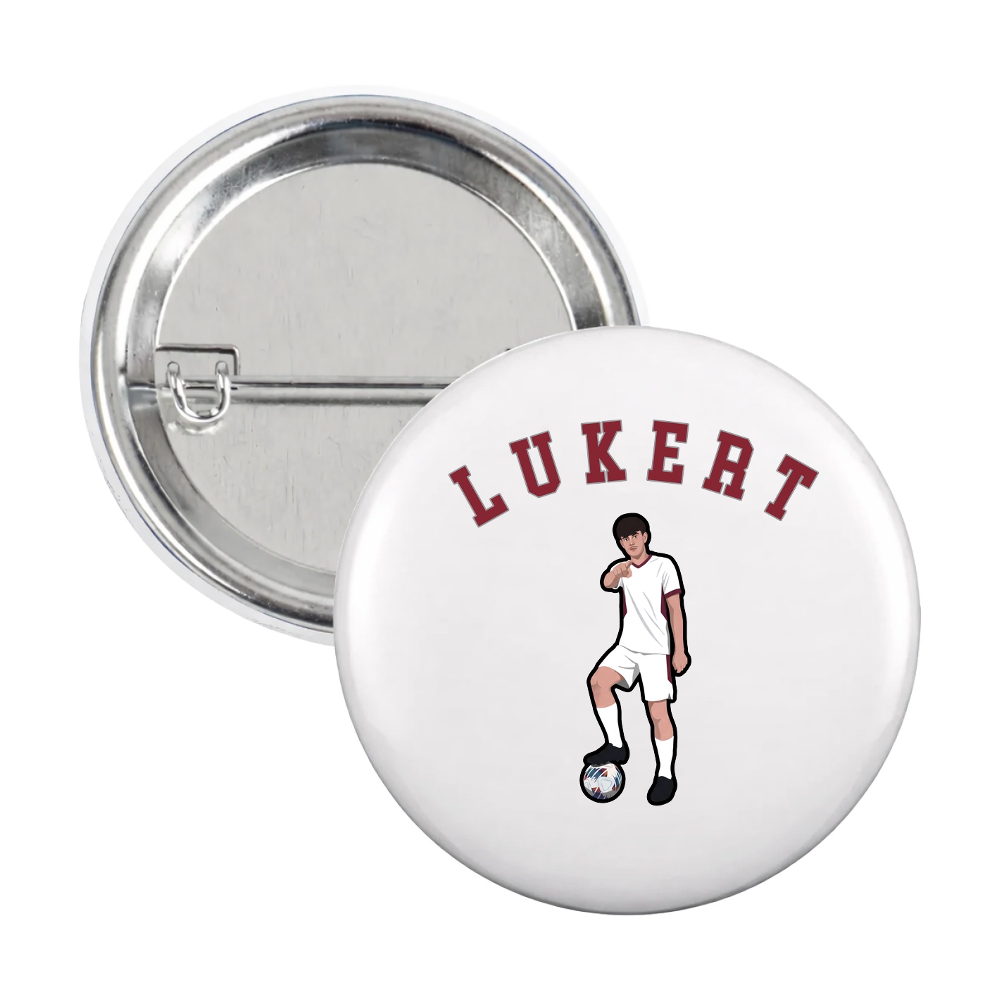 Game Day Button — Shirsey Arch in White