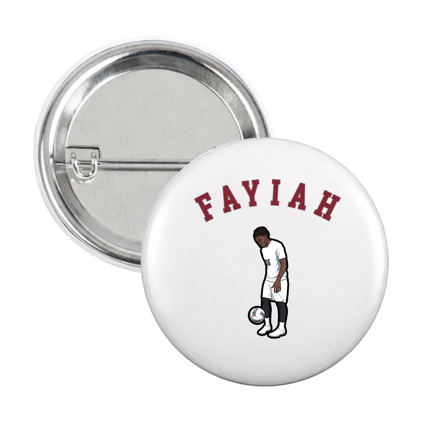 Game Day Button — Shirsey Arch in White