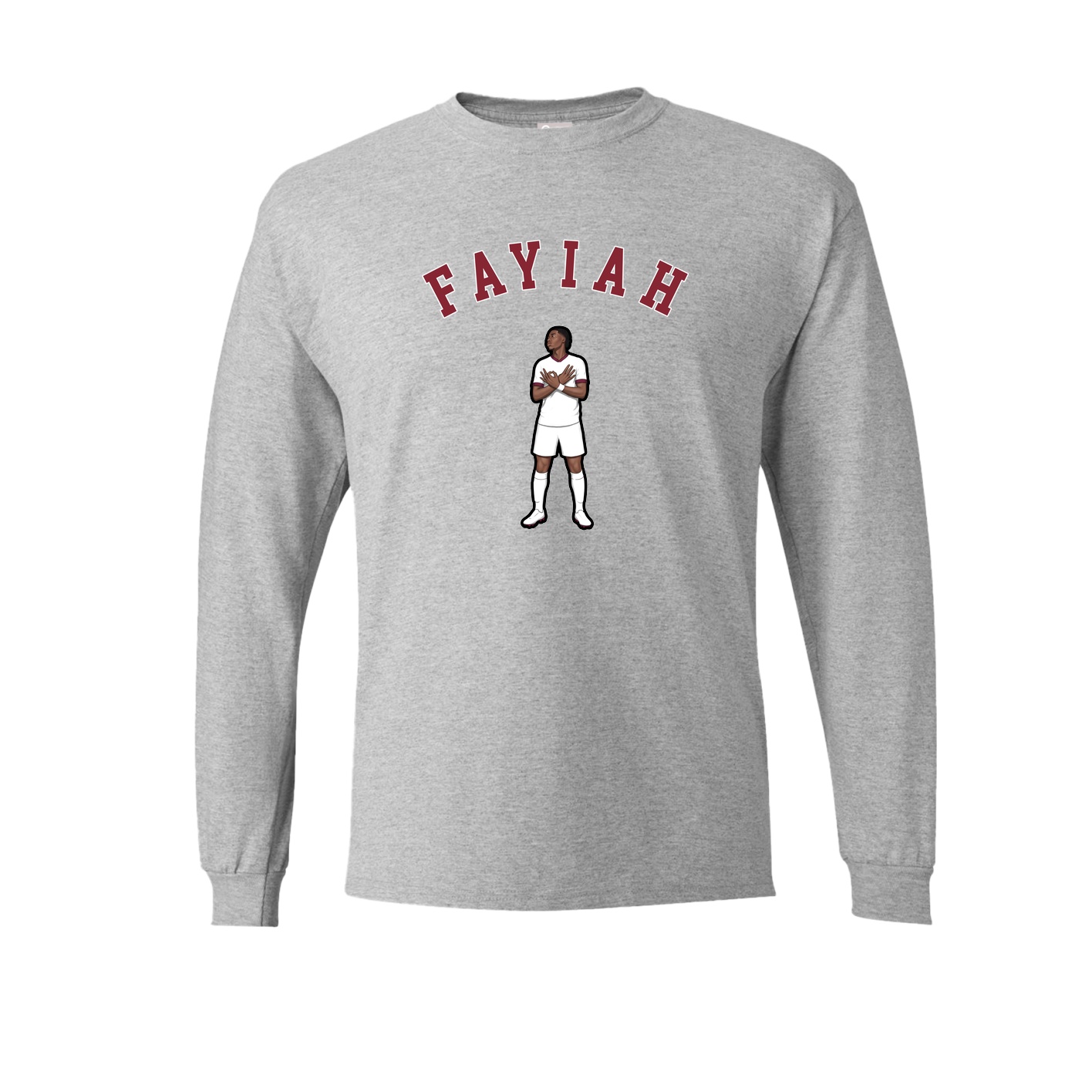 Long Sleeve Tee — Shirsey Arch in Grey